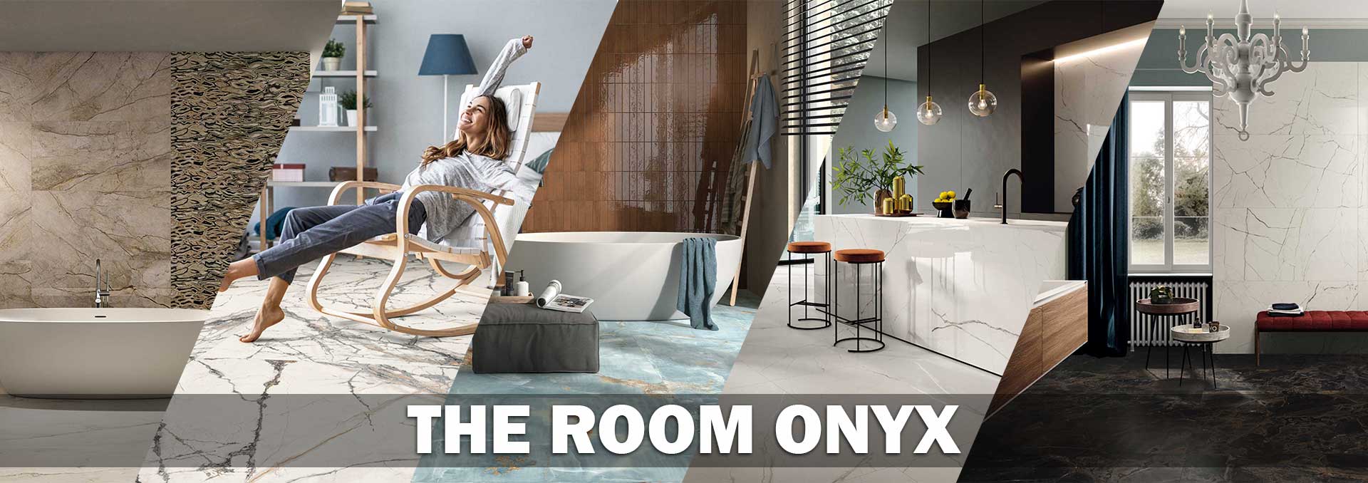 The Room Onyx Porcelain tiles